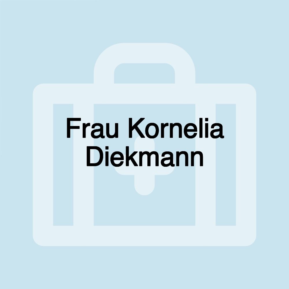 Frau Kornelia Diekmann