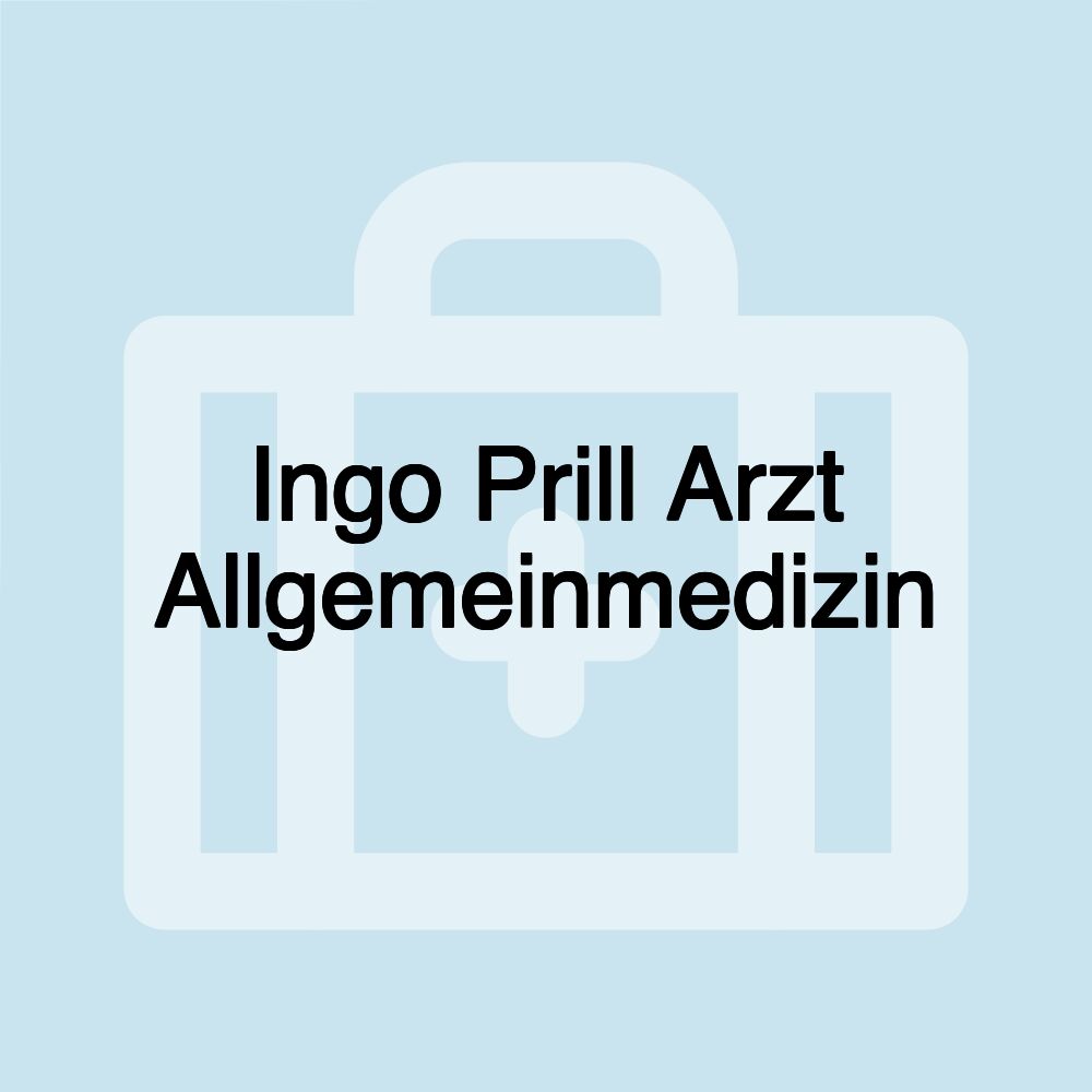 Ingo Prill Arzt Allgemeinmedizin