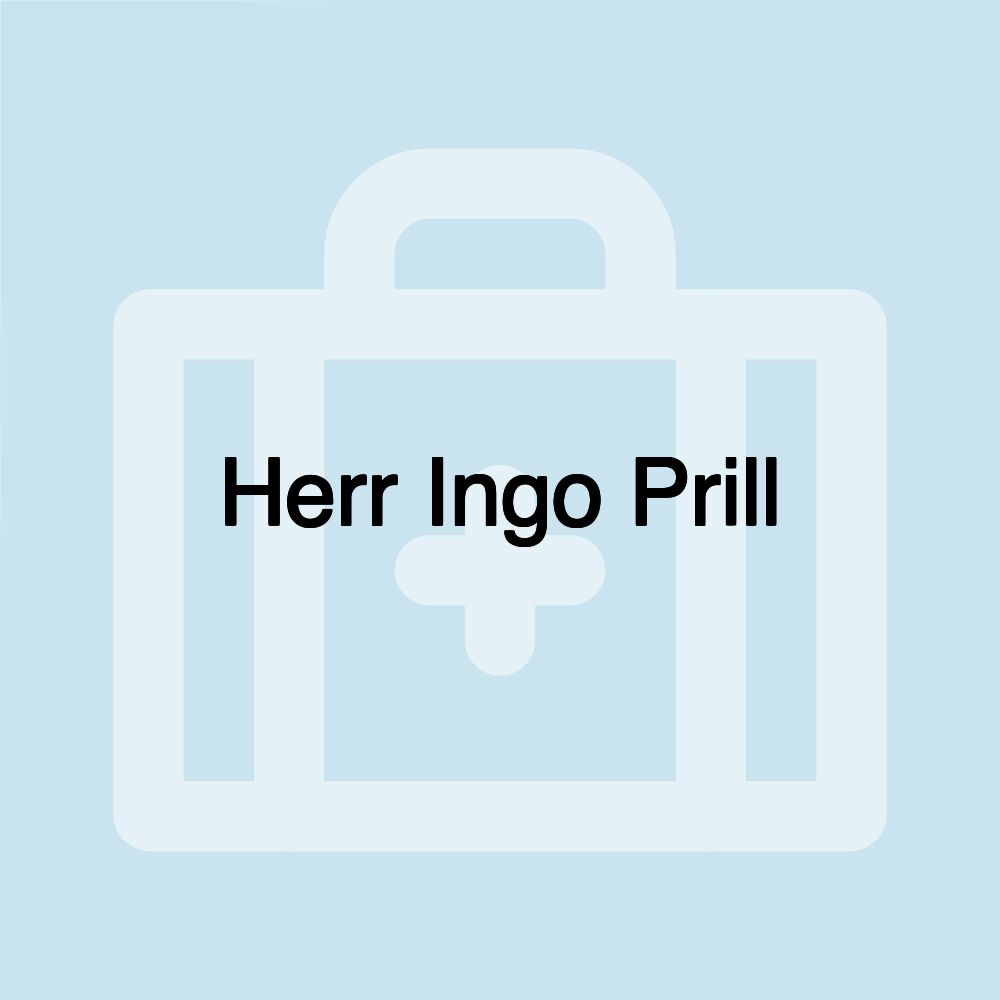 Herr Ingo Prill