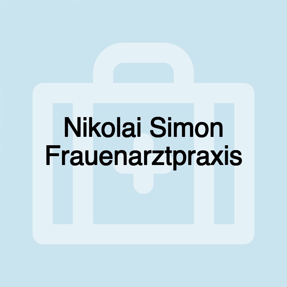 Nikolai Simon Frauenarztpraxis