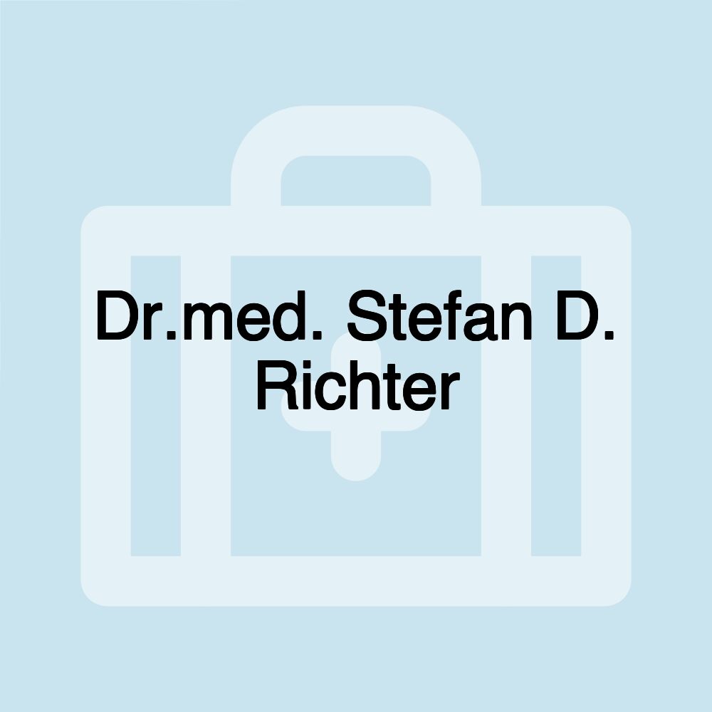 Dr.med. Stefan D. Richter