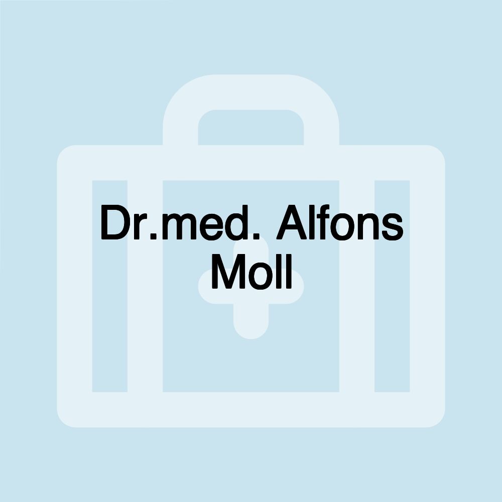 Dr.med. Alfons Moll