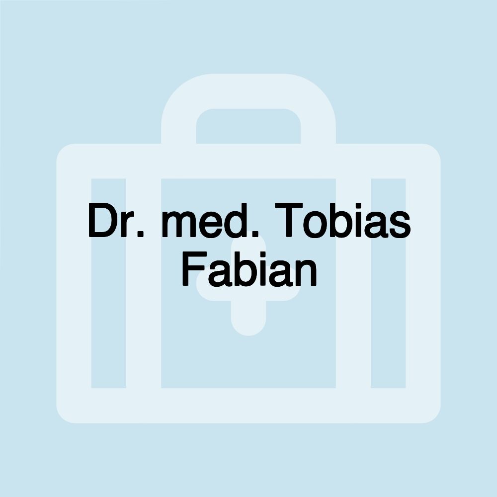 Dr. med. Tobias Fabian