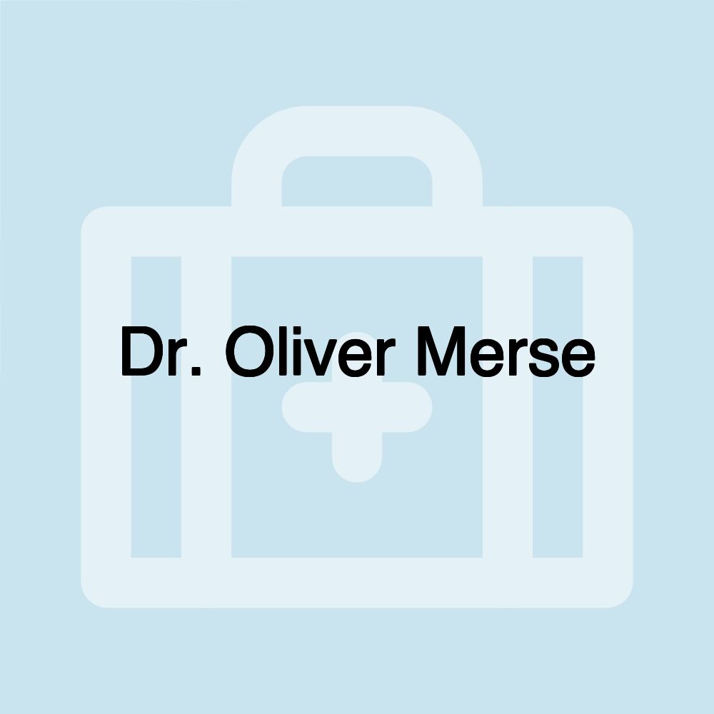 Dr. Oliver Merse