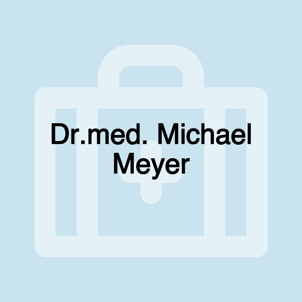 Dr.med. Michael Meyer