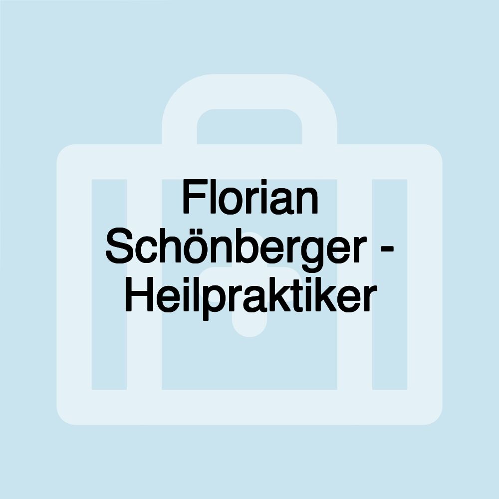 Florian Schönberger - Heilpraktiker