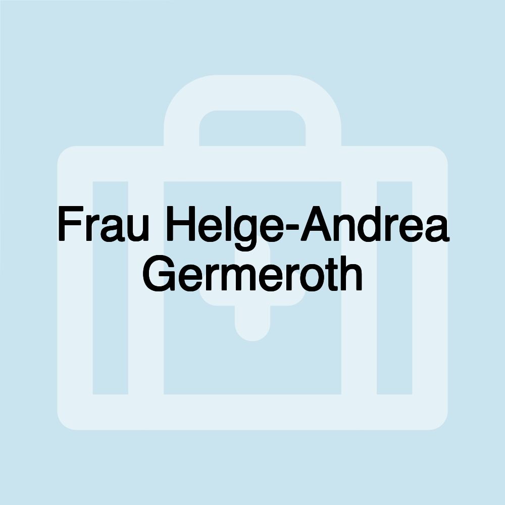 Frau Helge-Andrea Germeroth