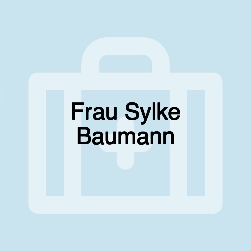 Frau Sylke Baumann