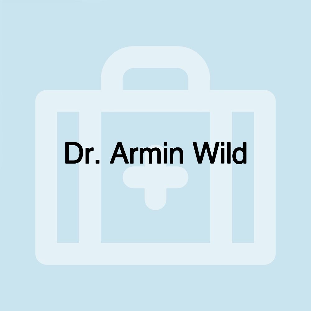 Dr. Armin Wild