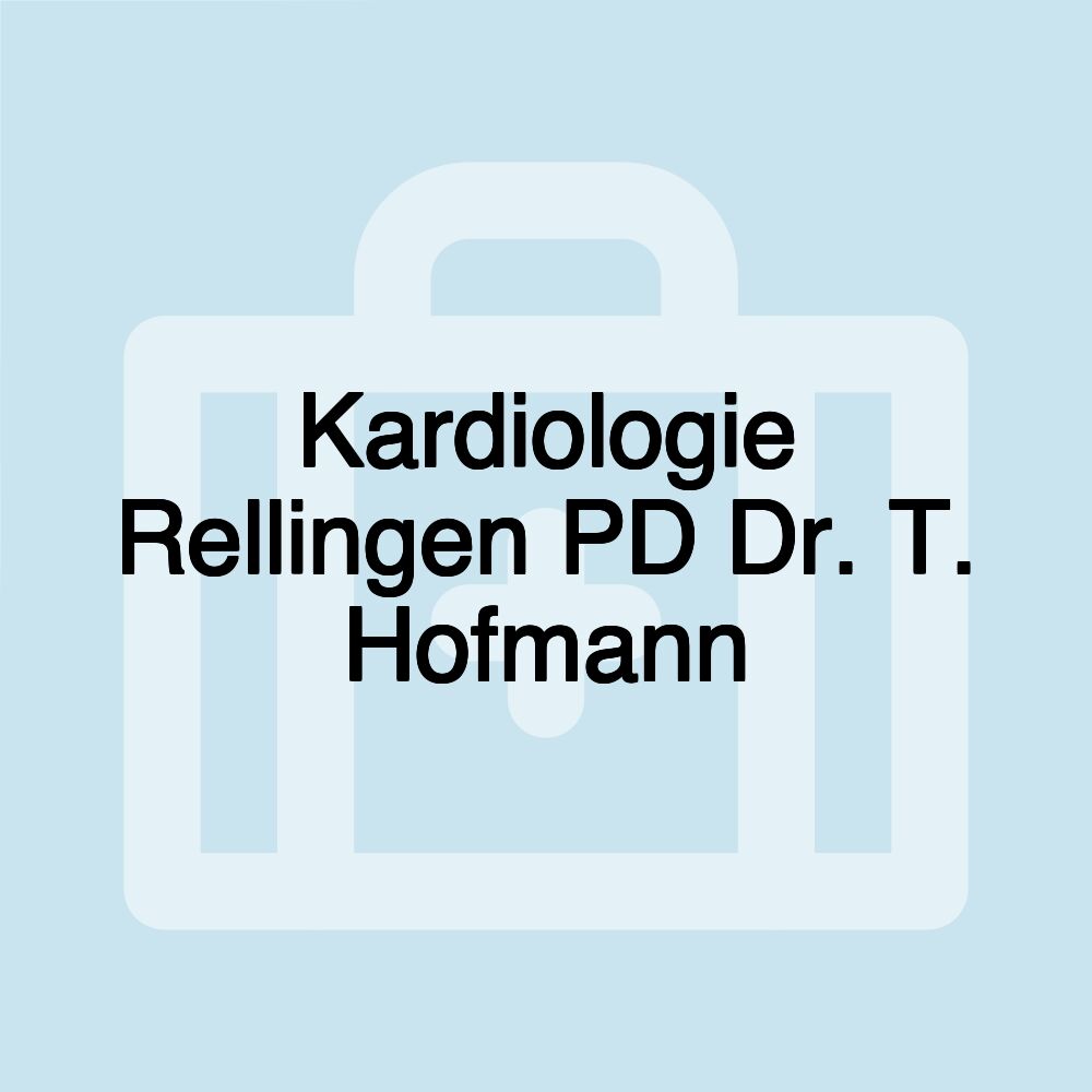 Kardiologie Rellingen PD Dr. T. Hofmann