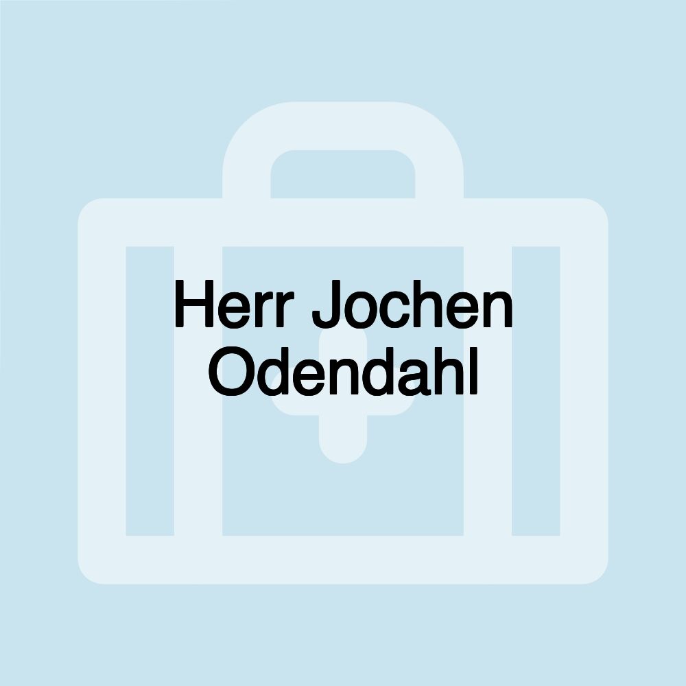 Herr Jochen Odendahl