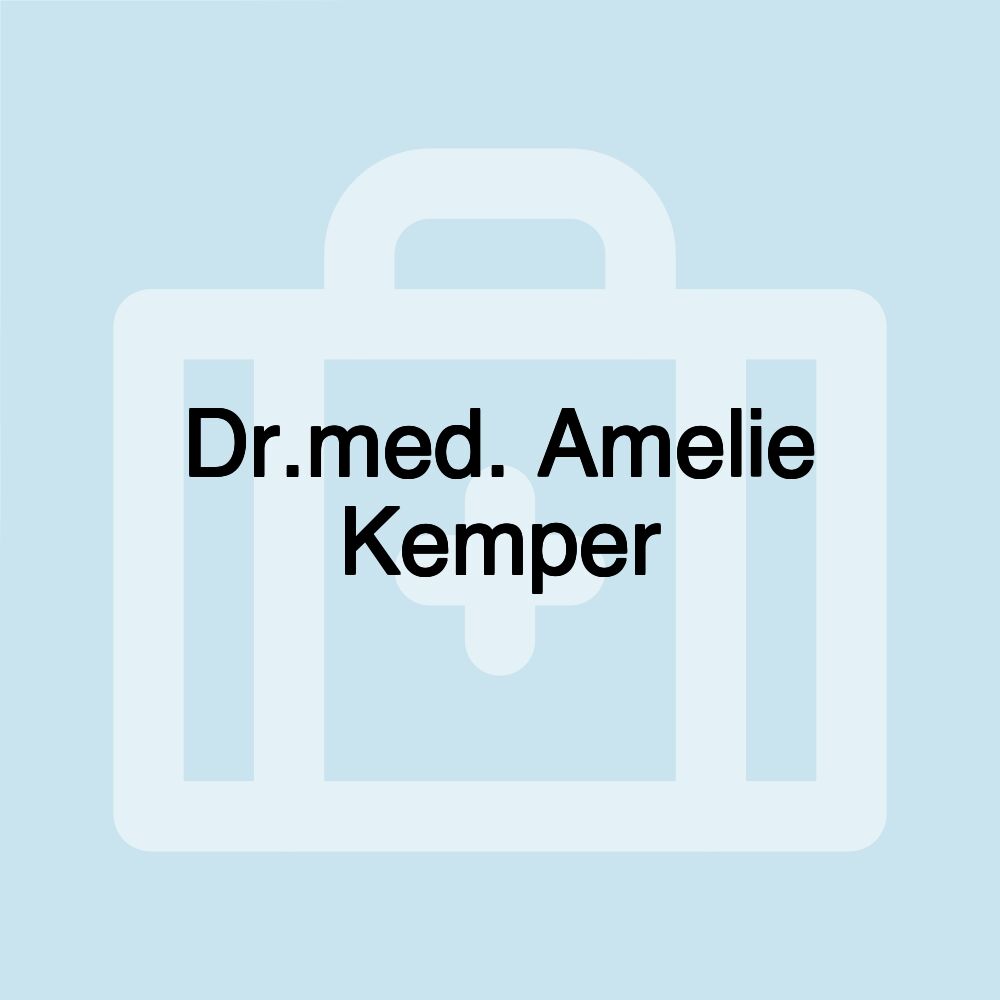 Dr.med. Amelie Kemper