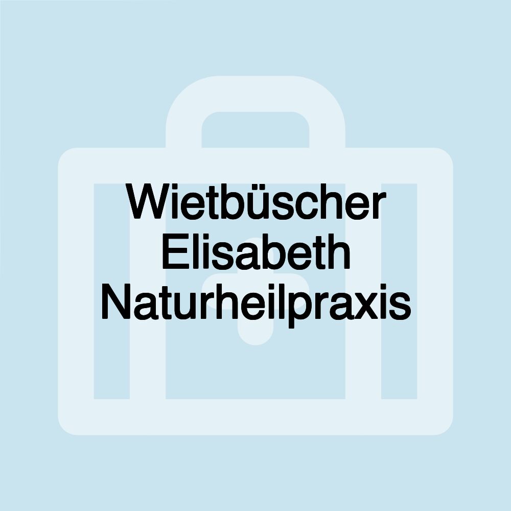 Wietbüscher Elisabeth Naturheilpraxis