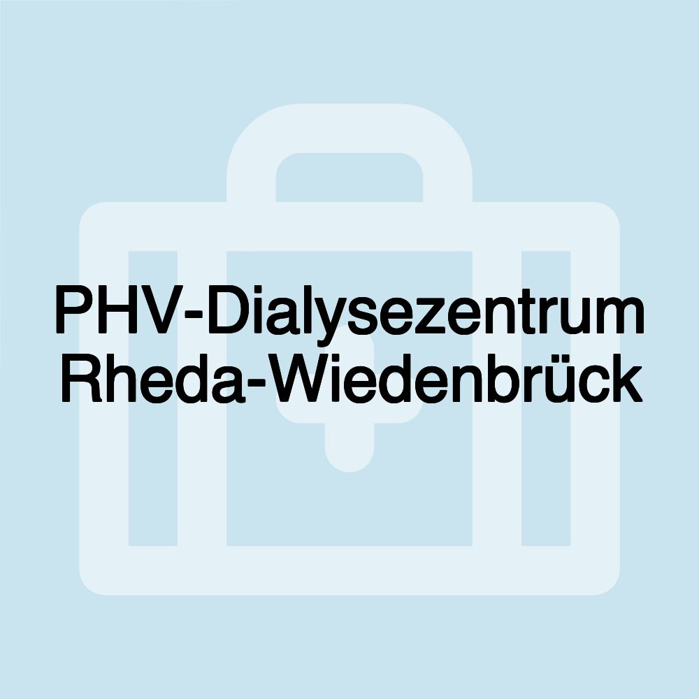 PHV-Dialysezentrum Rheda-Wiedenbrück