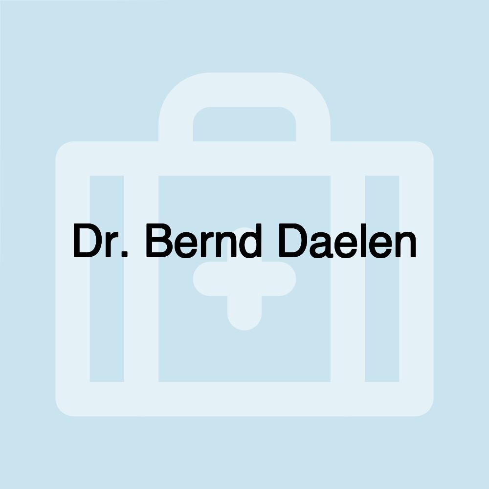 Dr. Bernd Daelen