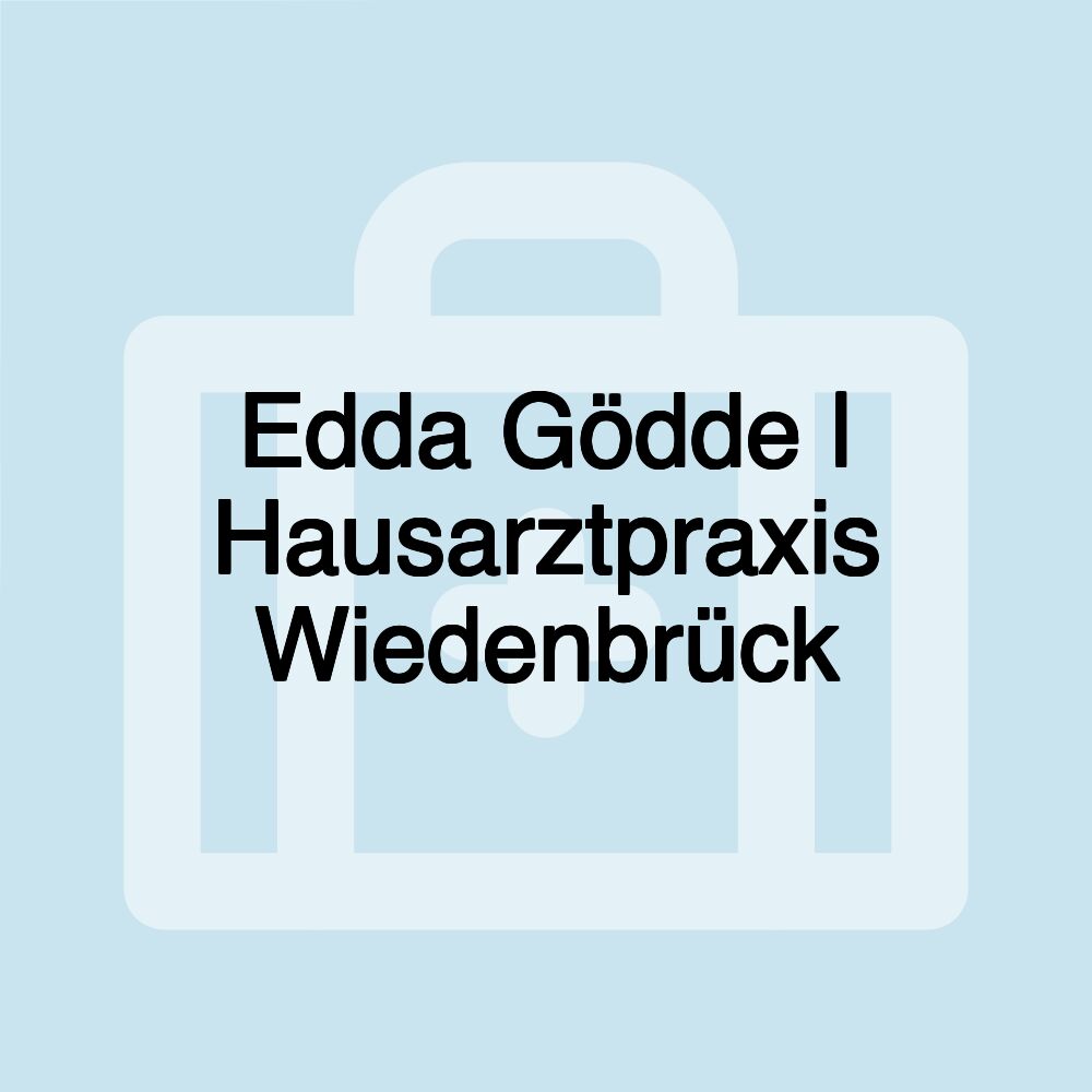 Edda Gödde | Hausarztpraxis Wiedenbrück