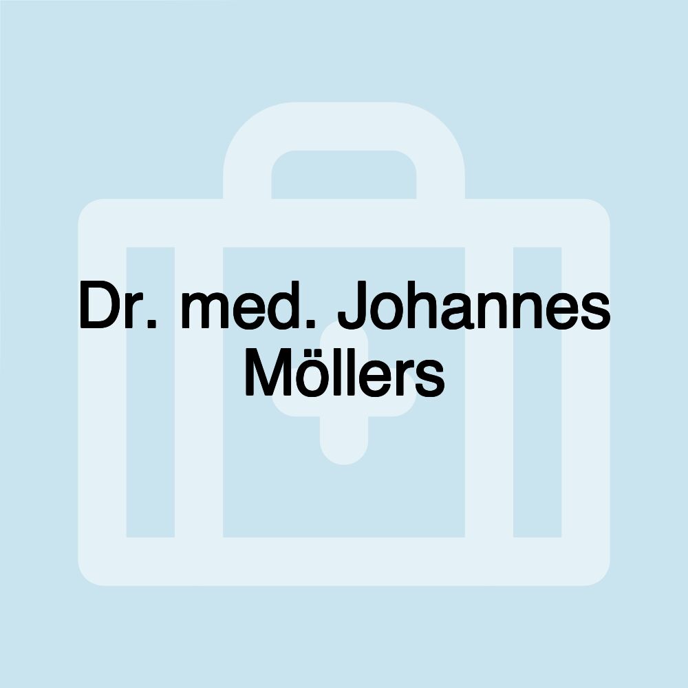 Dr. med. Johannes Möllers