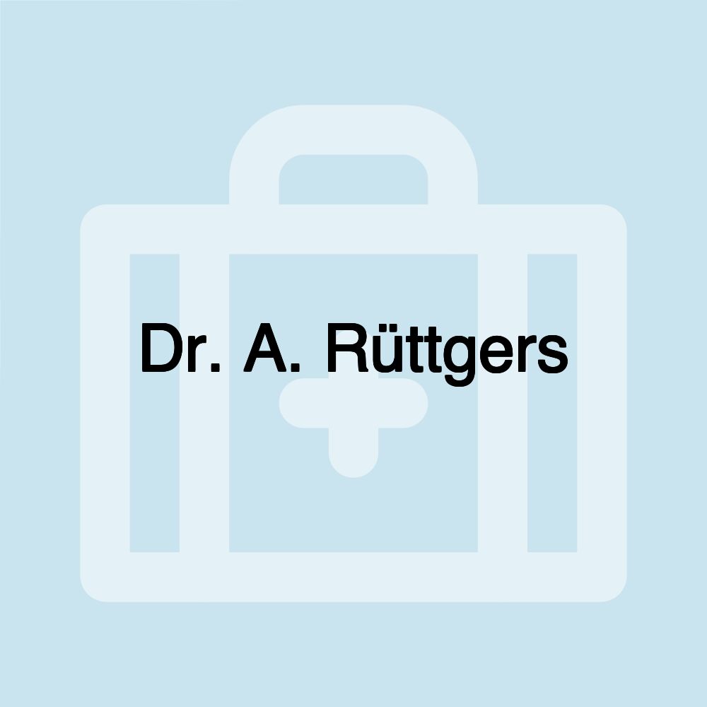 Dr. A. Rüttgers