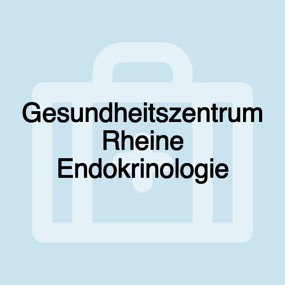 Gesundheitszentrum Rheine Endokrinologie