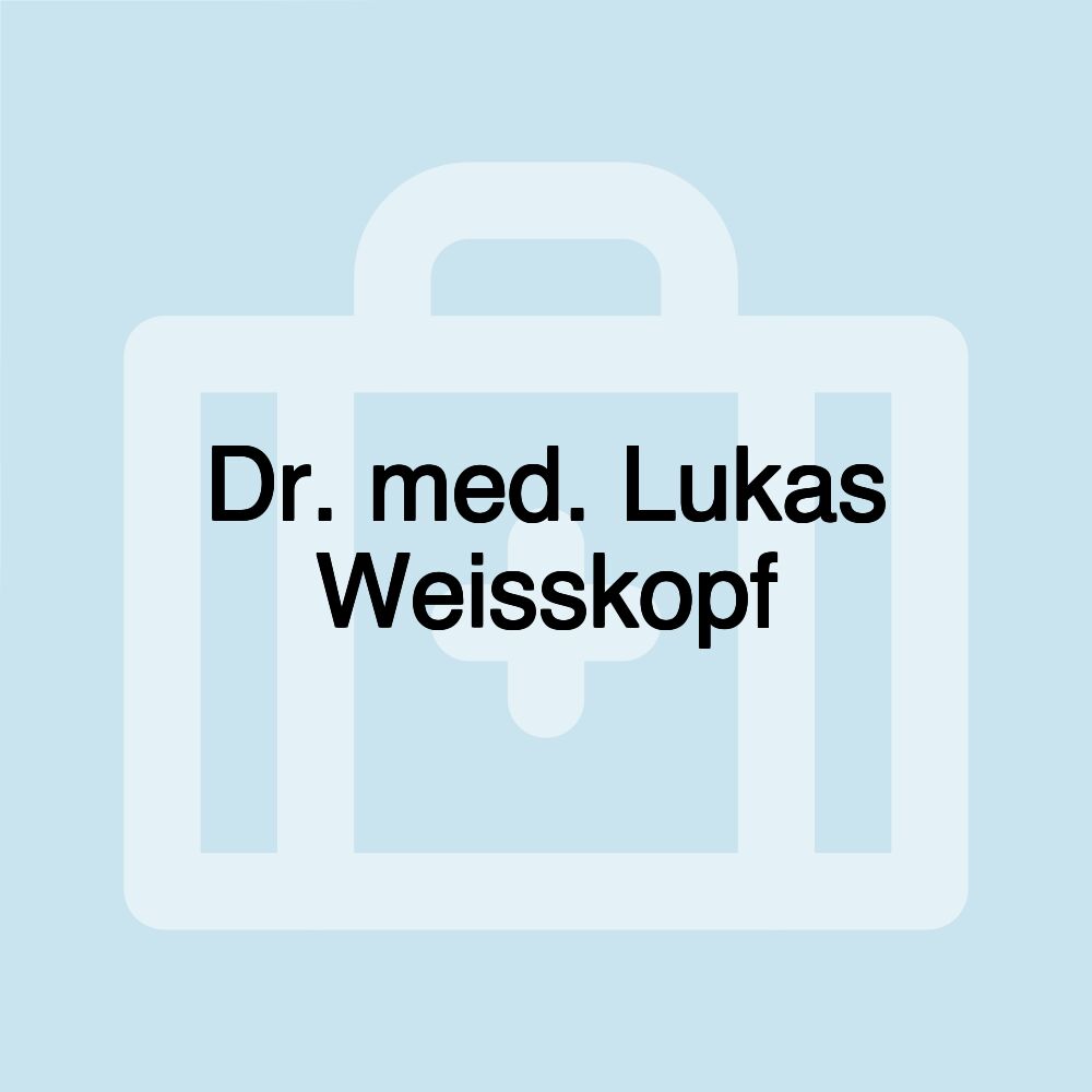 Dr. med. Lukas Weisskopf