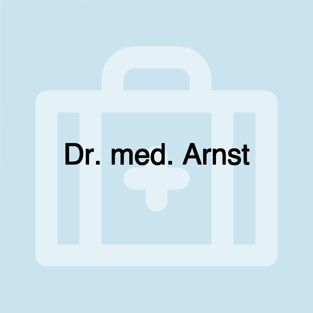 Dr. med. Arnst