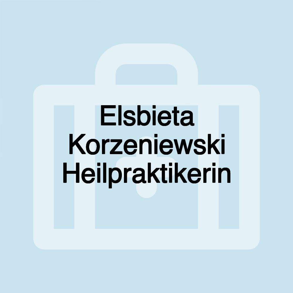 Elsbieta Korzeniewski Heilpraktikerin