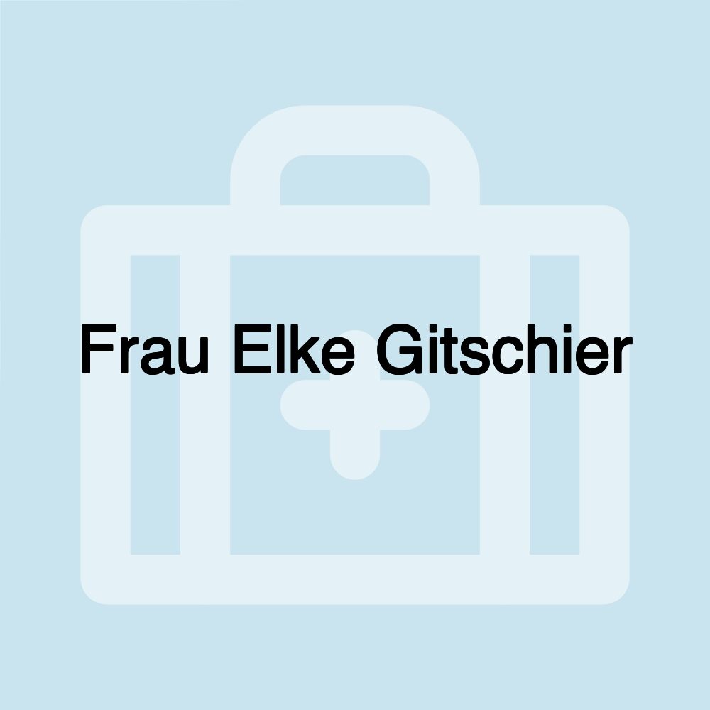 Frau Elke Gitschier