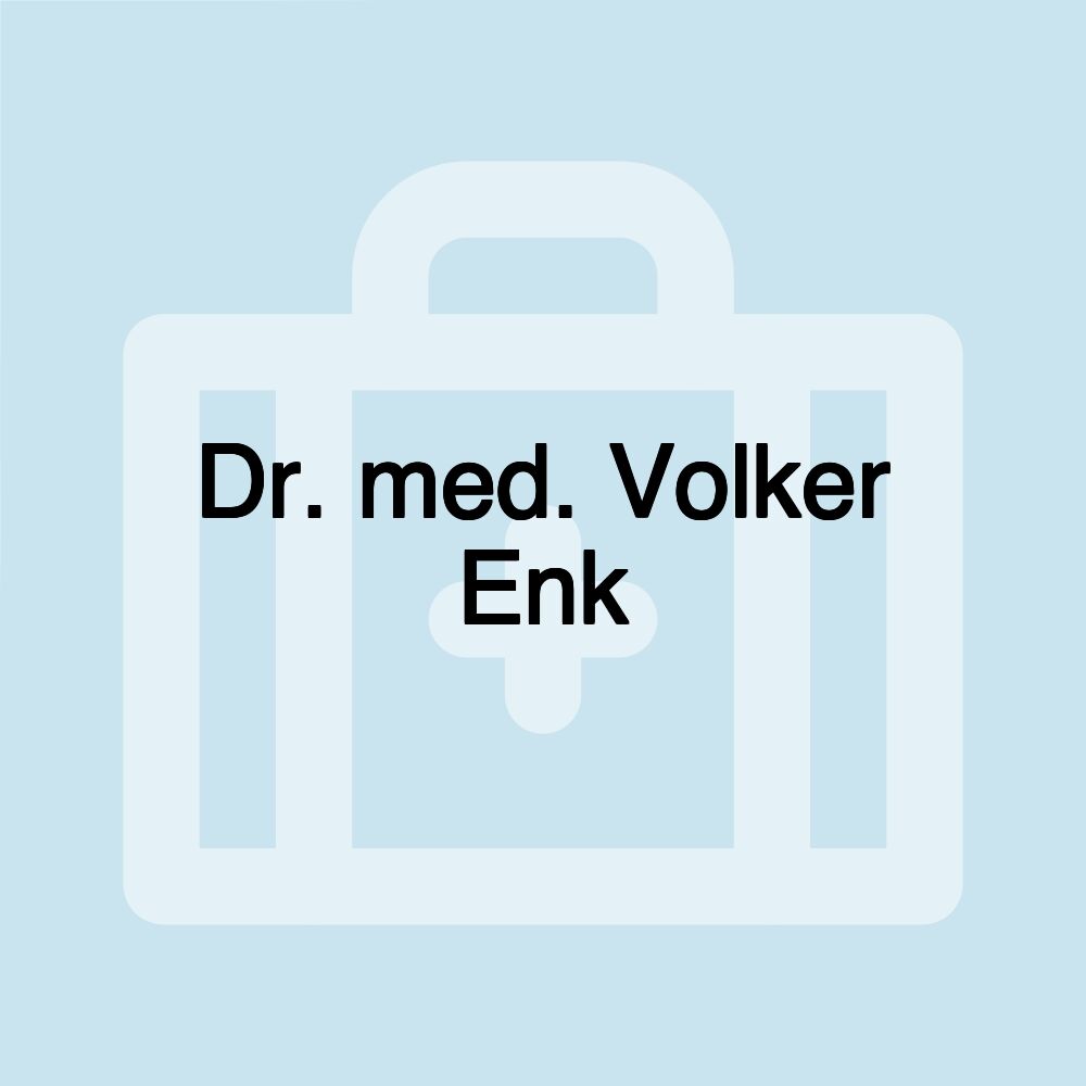 Dr. med. Volker Enk