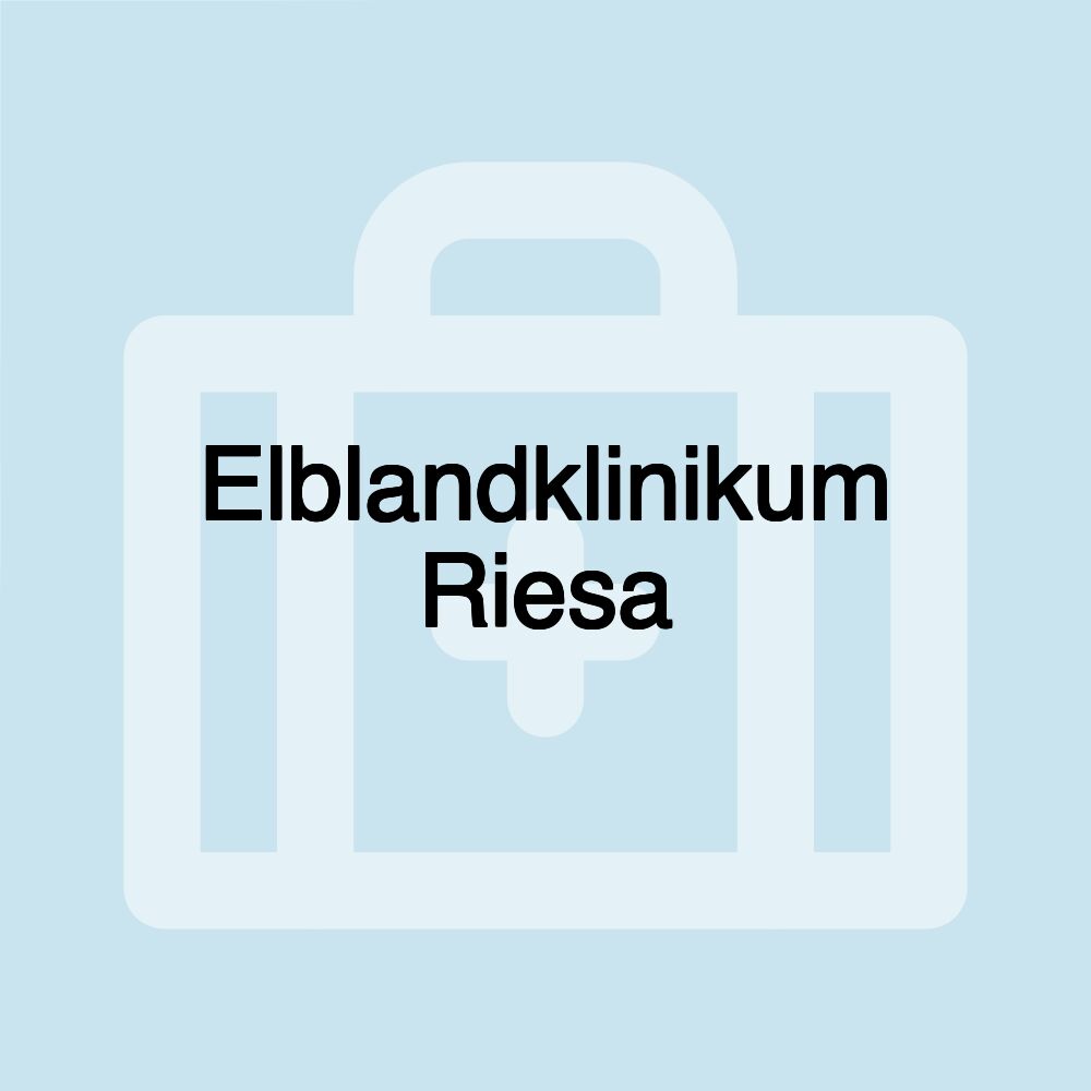 Elblandklinikum Riesa