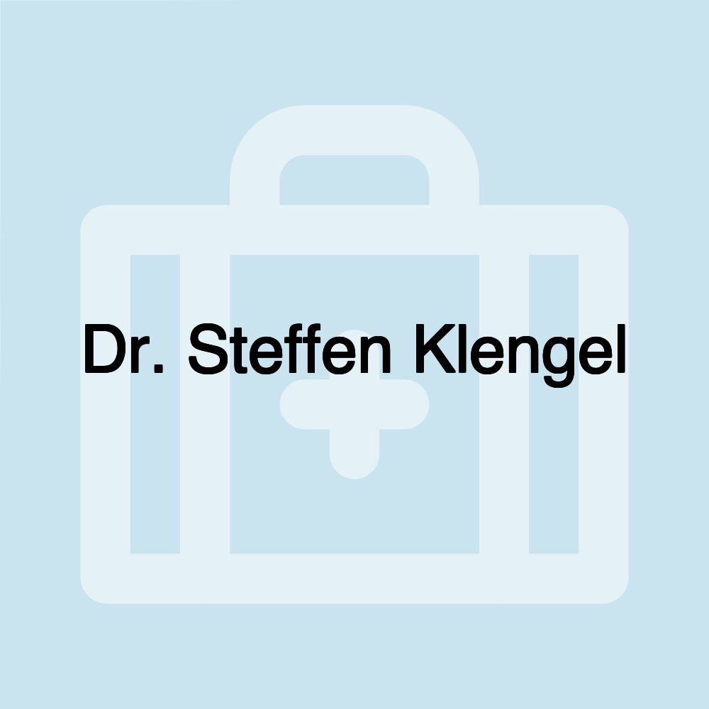 Dr. Steffen Klengel