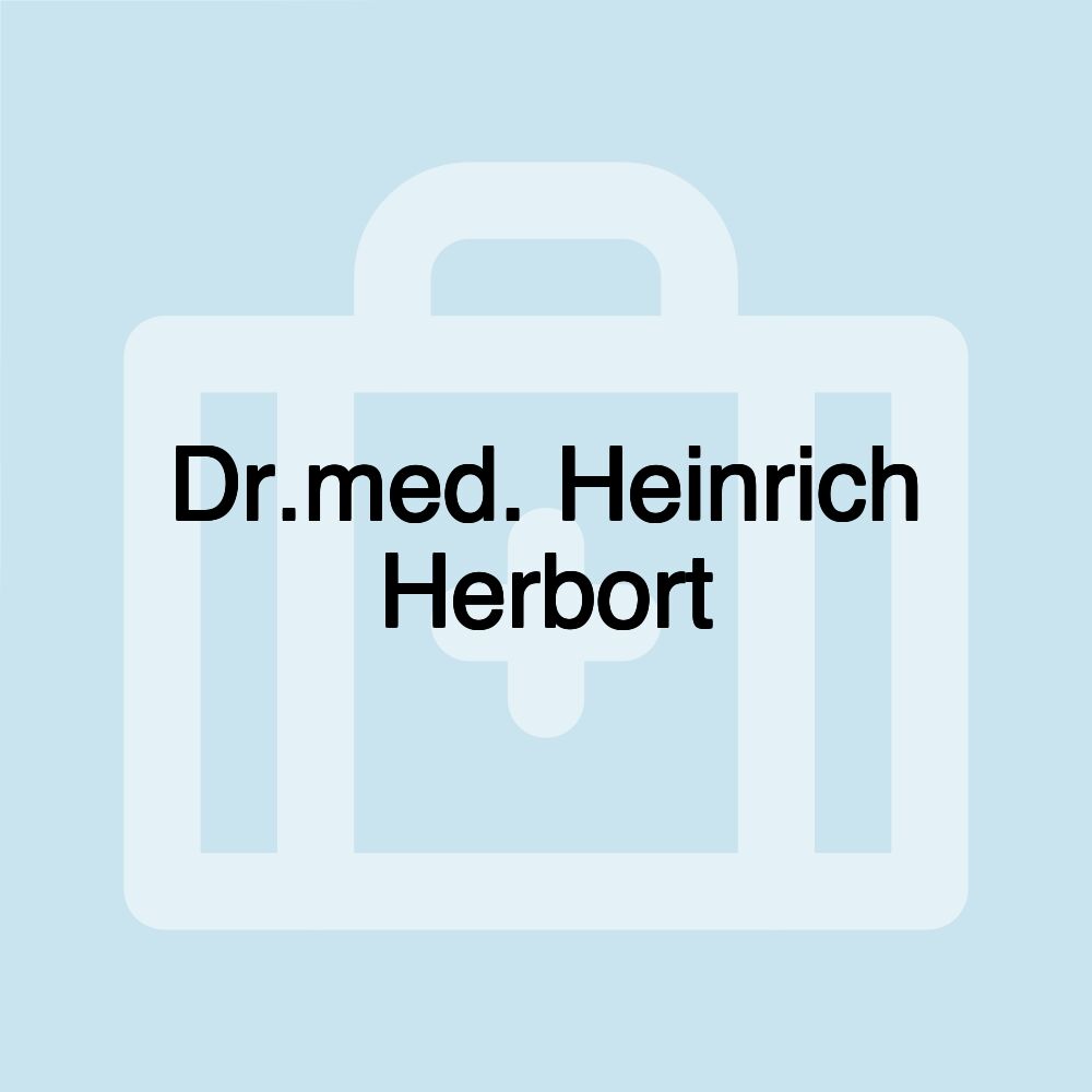 Dr.med. Heinrich Herbort