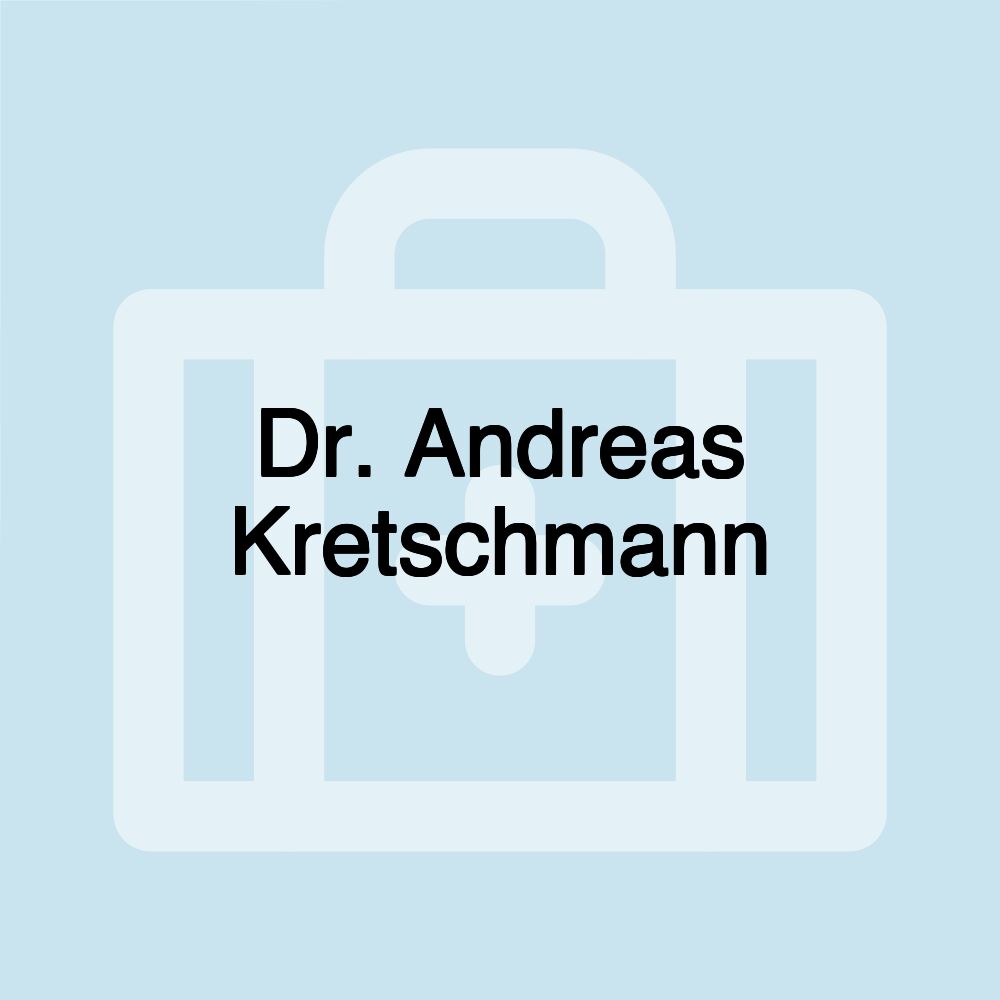 Dr. Andreas Kretschmann