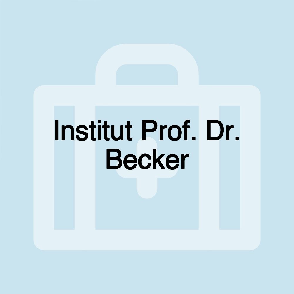 Institut Prof. Dr. Becker