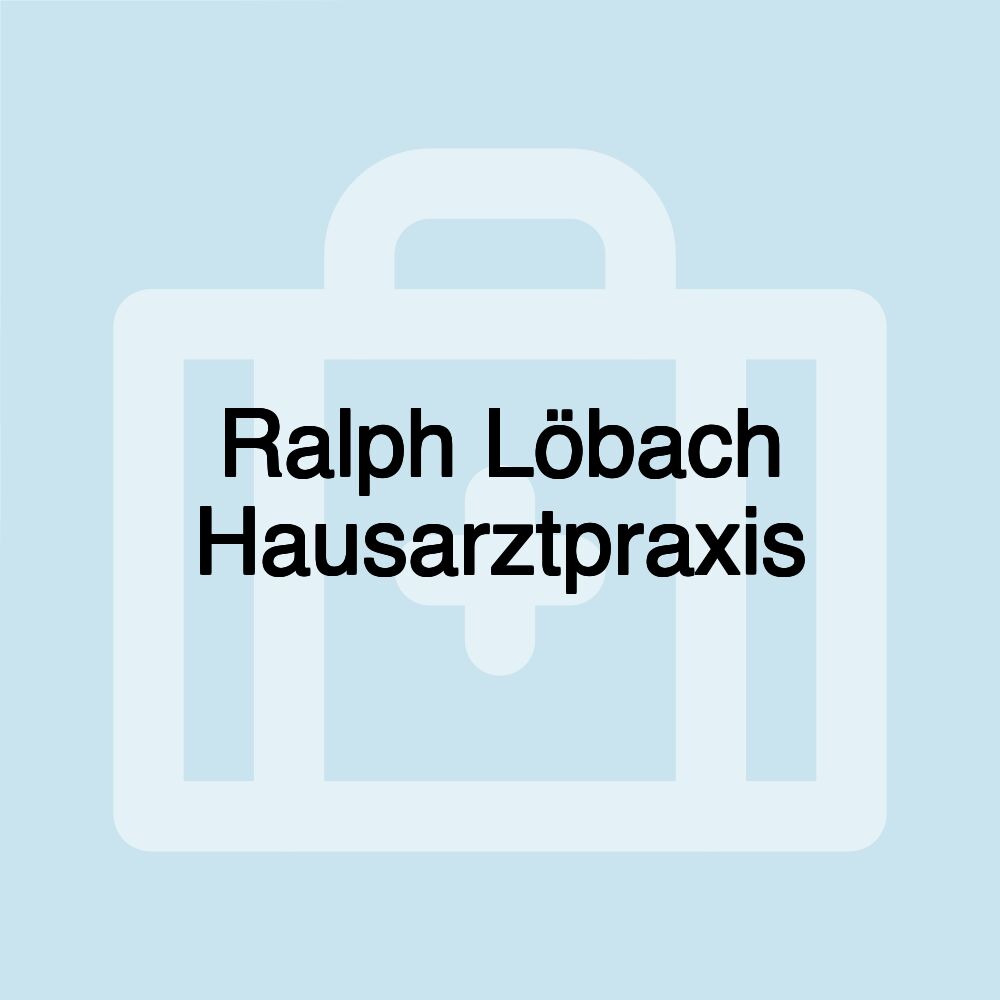 Ralph Löbach Hausarztpraxis