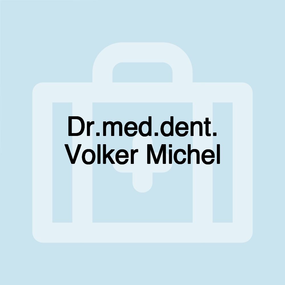 Dr.med.dent. Volker Michel