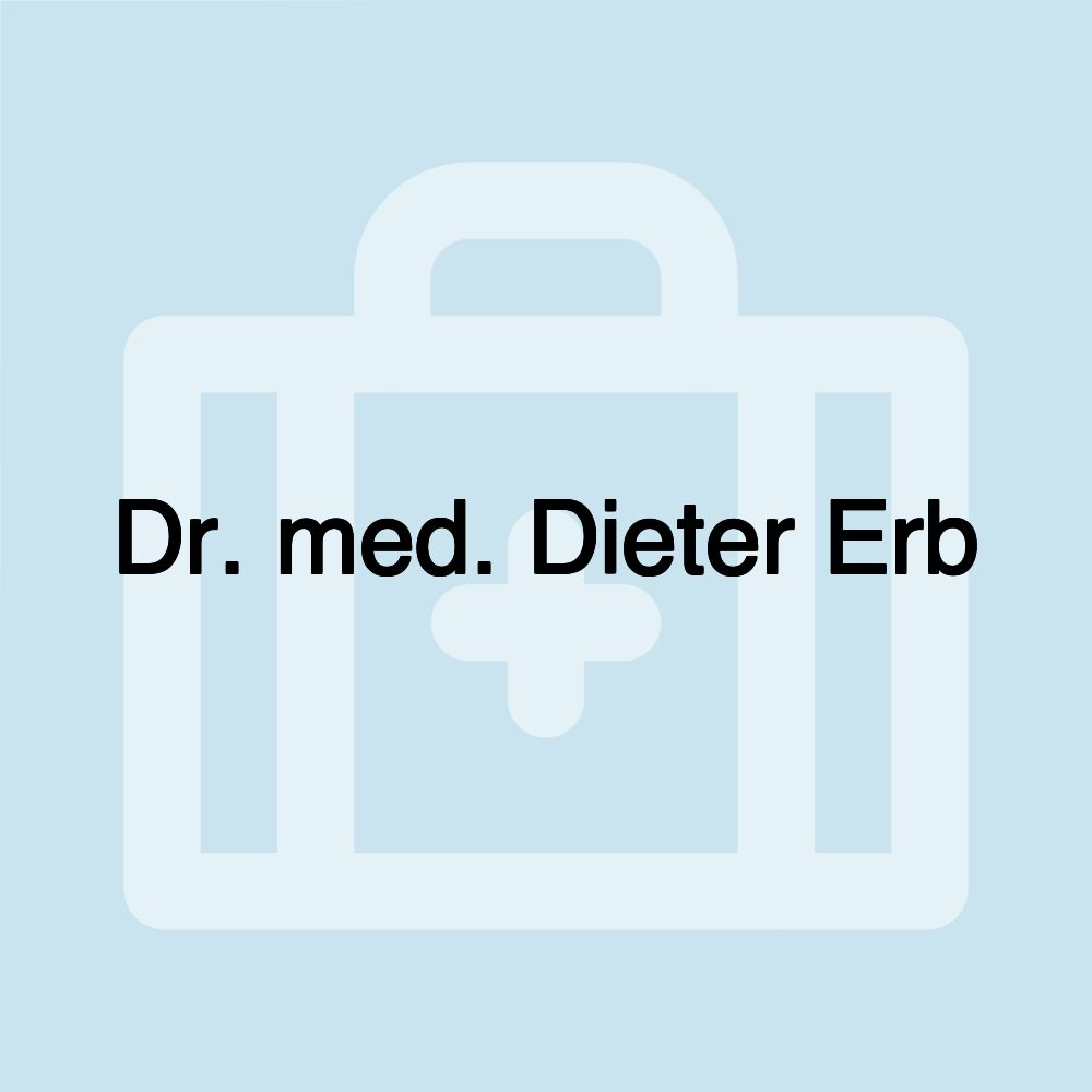 Dr. med. Dieter Erb