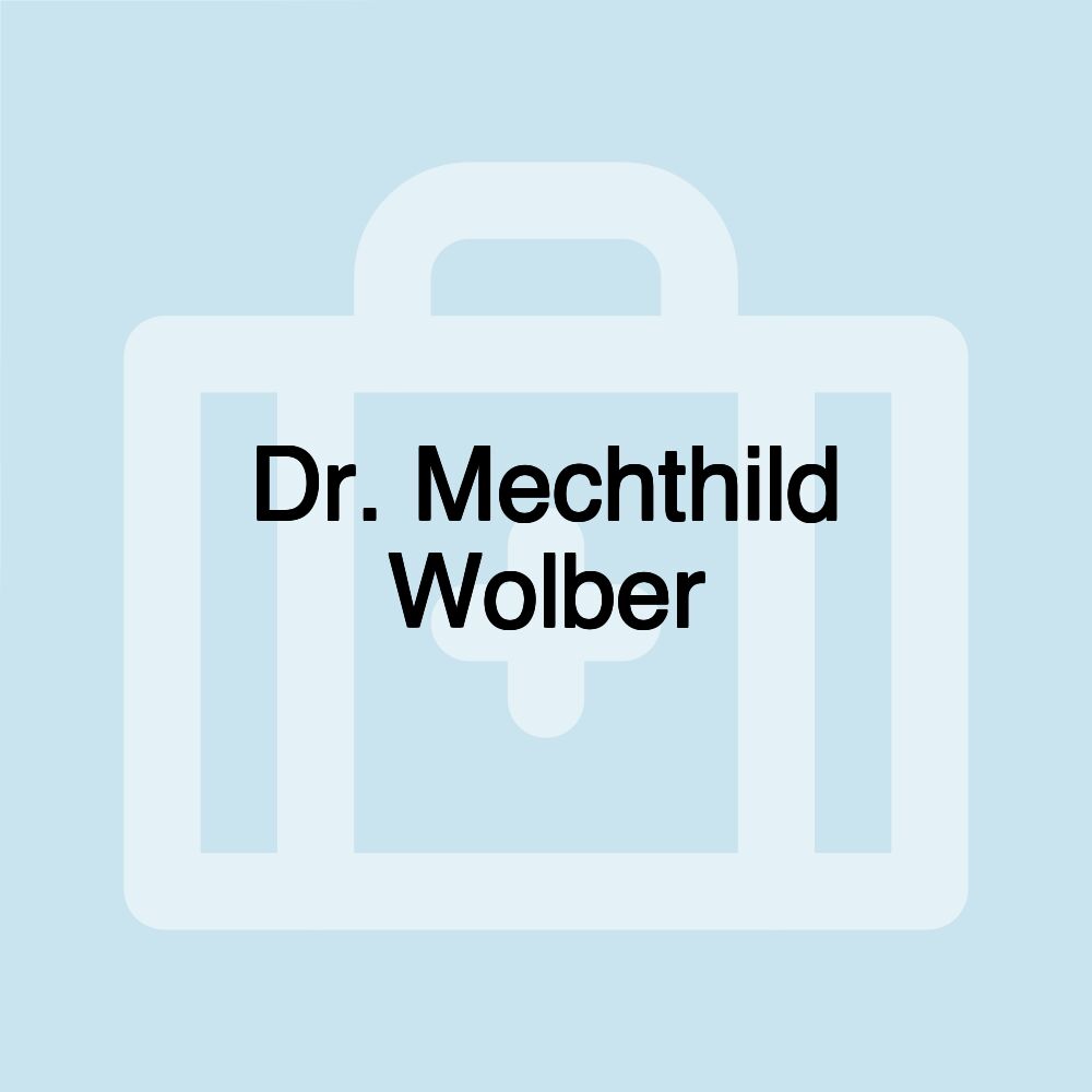 Dr. Mechthild Wolber