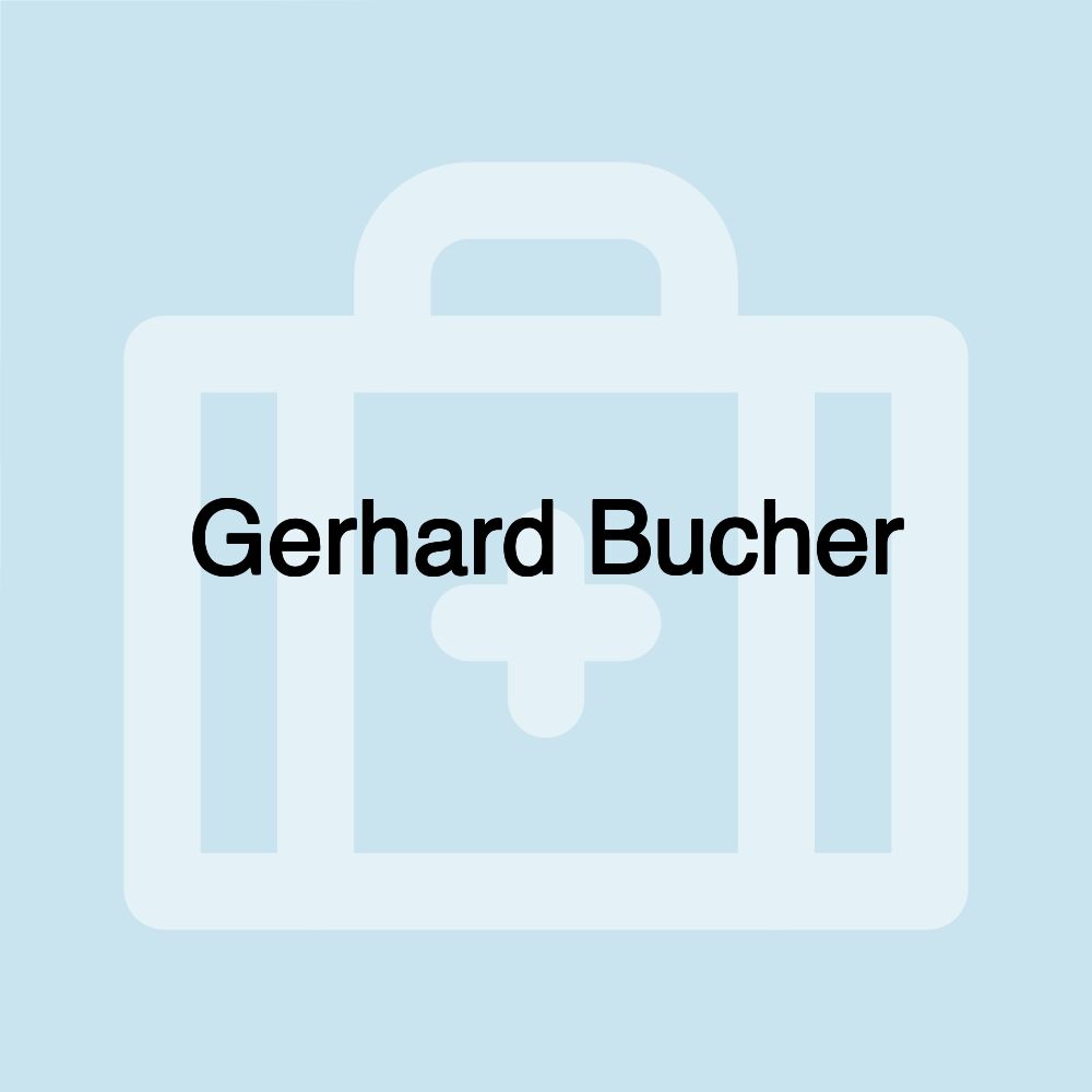 Gerhard Bucher