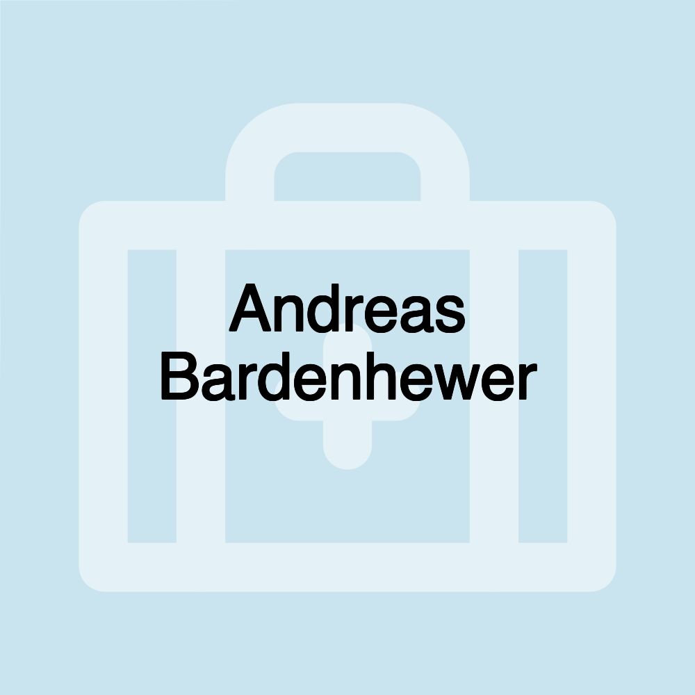 Andreas Bardenhewer