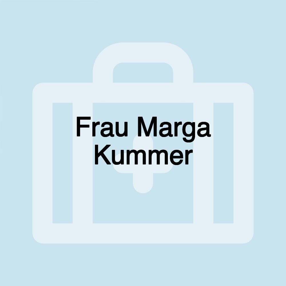 Frau Marga Kummer