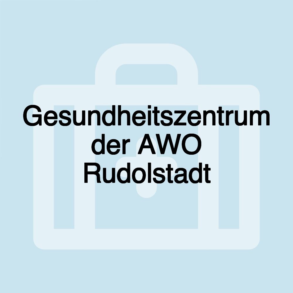 Gesundheitszentrum der AWO Rudolstadt