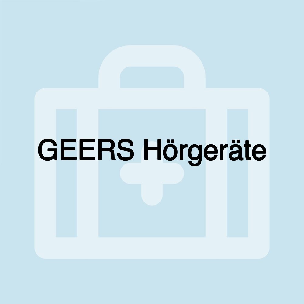 GEERS Hörgeräte