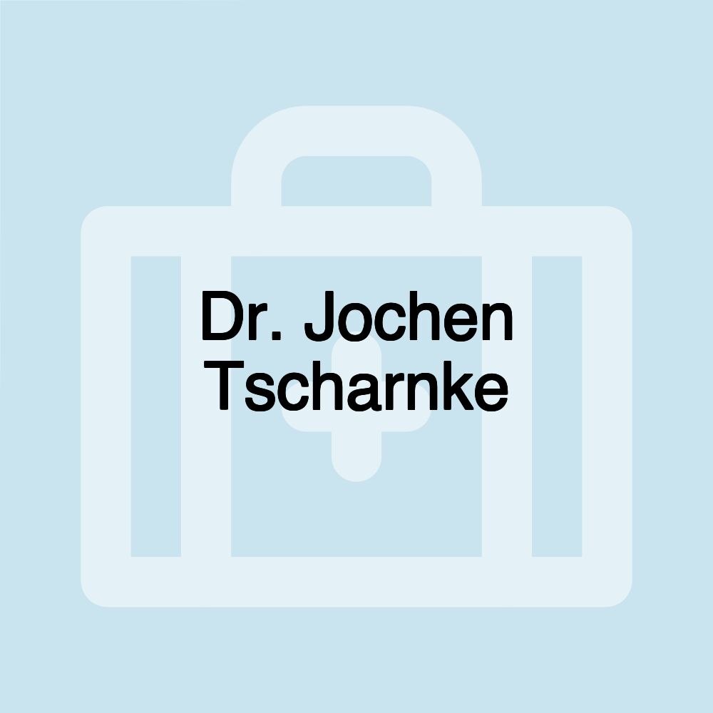 Dr. Jochen Tscharnke