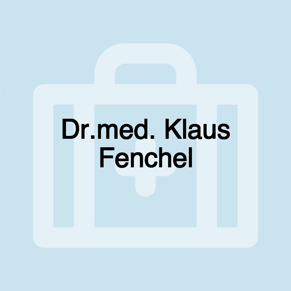 Dr.med. Klaus Fenchel