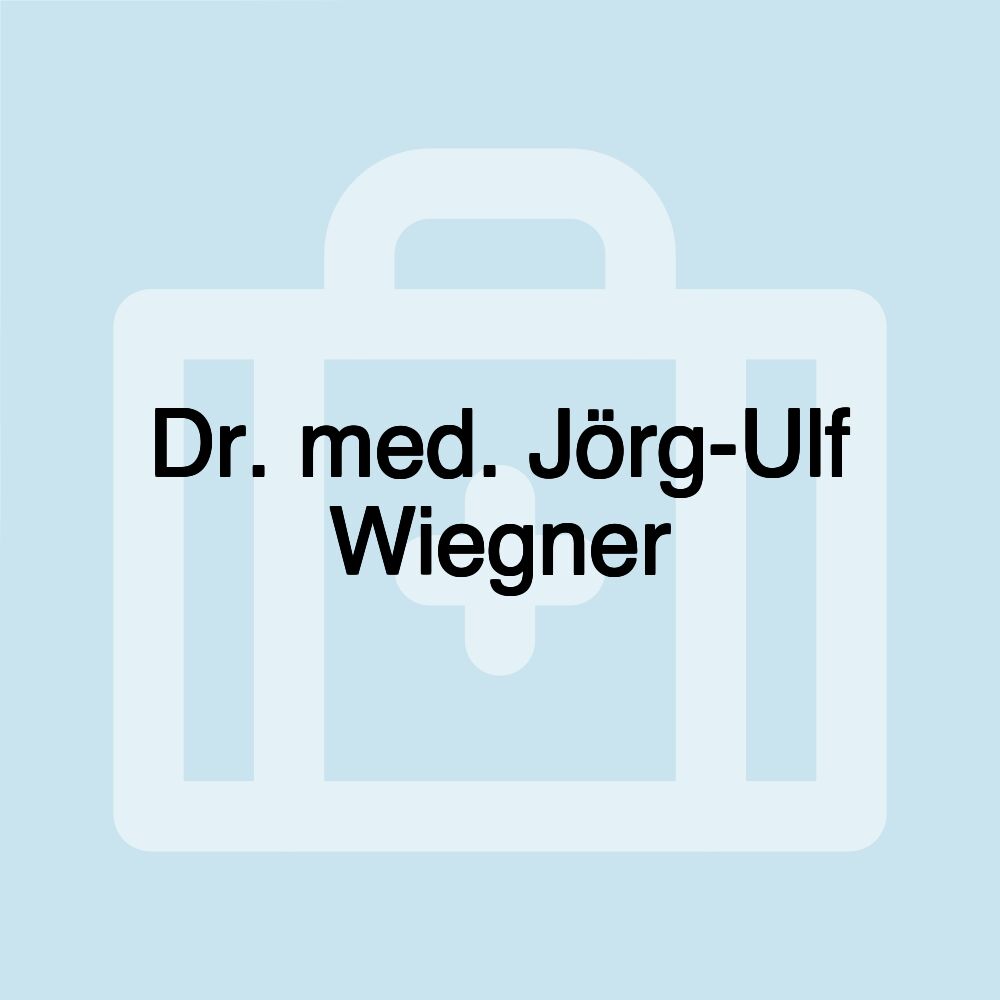 Dr. med. Jörg-Ulf Wiegner