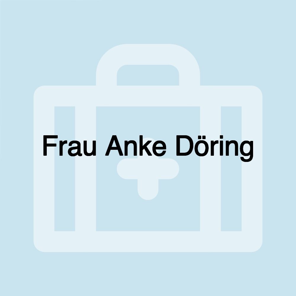 Frau Anke Döring