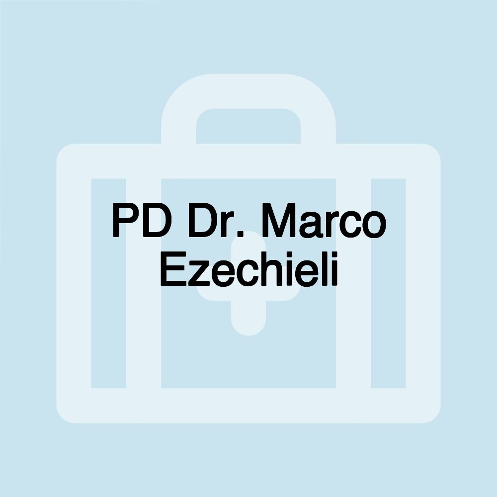 PD Dr. Marco Ezechieli