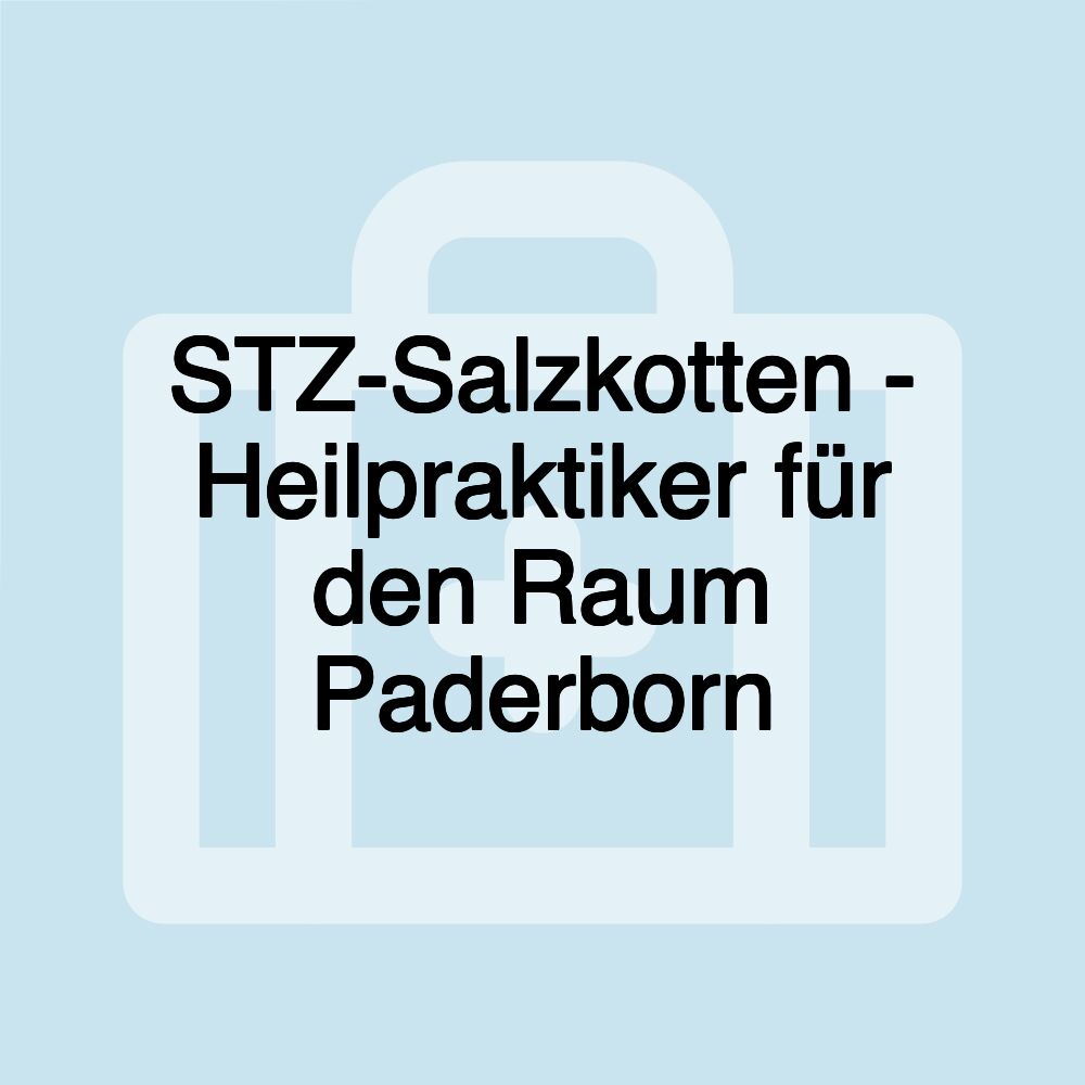 STZ-Salzkotten - Heilpraktiker für den Raum Paderborn