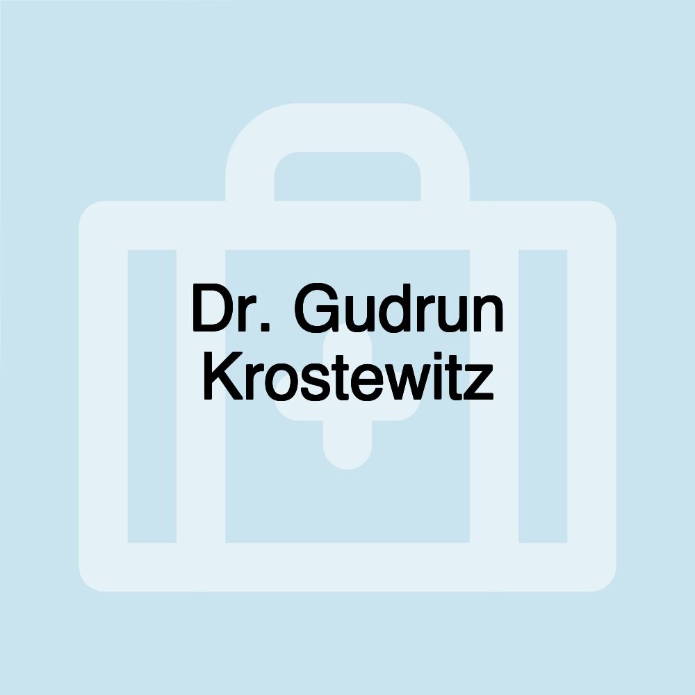 Dr. Gudrun Krostewitz