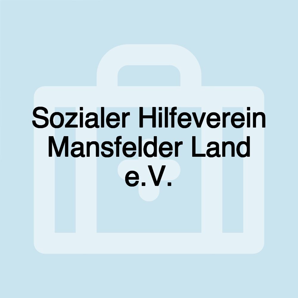 Sozialer Hilfeverein Mansfelder Land e.V.